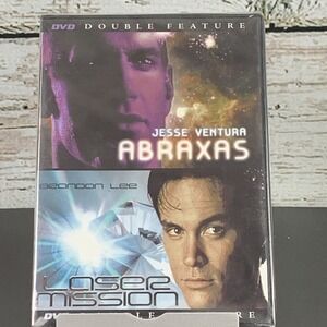 Abraxas Laser Mission [2006 DVD] 🆕 NEW Double Feature Jesse Ventura Brandon Lee